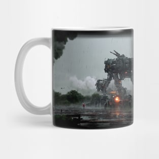 Exoskeleton Robot Mech Artwork Mug